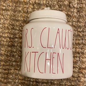 Rae Dunn Mrs Claus’s kitchen canister Christmas